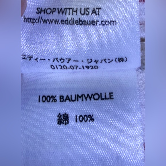 Eddie Bauer Vintage Women's 100% Cotton Corduroy Snap Front Shirt M - Picture 8 of 9